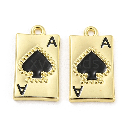 Alloy Enamel Pendants FIND-G062-02G-1