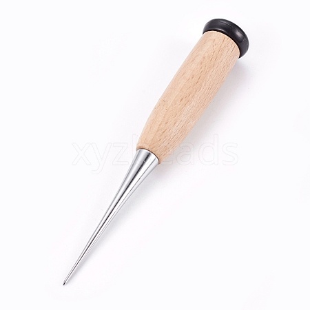 Wooden Awl Pricker Sewing Tool X-TOOL-WH0117-04A-1