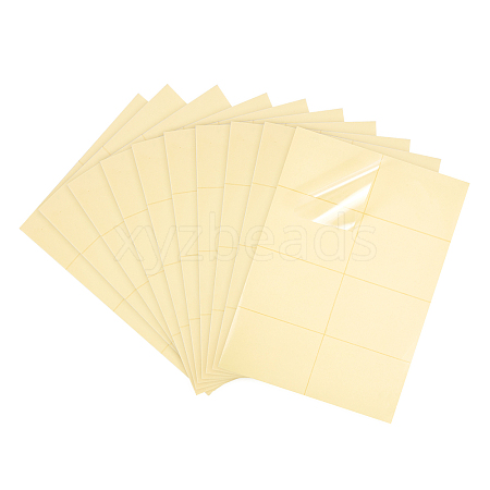 BENECREAT Transparent Self-Adhesive Waterproof PVC Printable Sticker Paper AJEW-BC0001-68-1