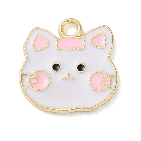 Cute Animal Alloy Enamel Pendants ENAM-U002-03B-KCG-1