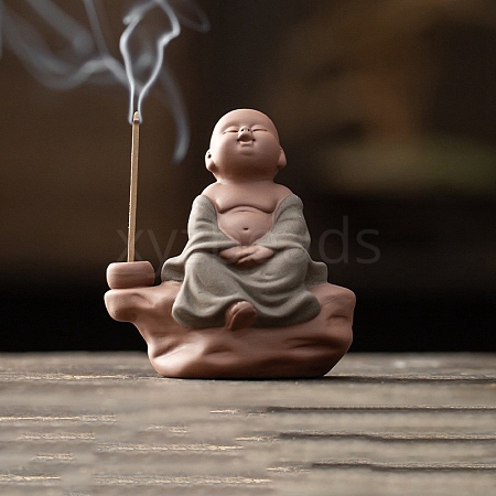 Monk Shape Porcelain Incense Burners PW-WG17BEE-05-1