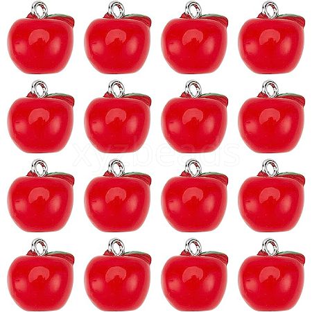 SUNNYCLUE 25Pcs Teachers' Day Opaque Resin Charms RESI-SC0002-43-1