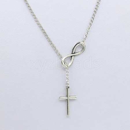 Alloy Lariat Necklaces WG75FF9-08-1