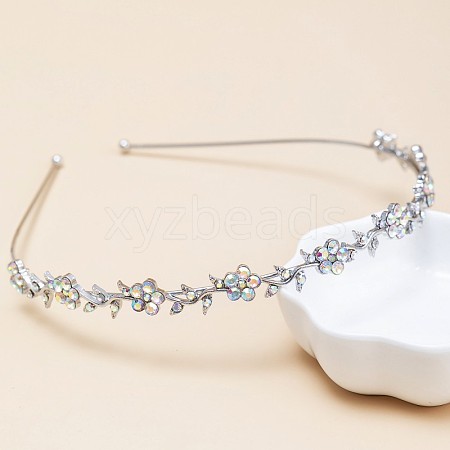 Iron with Rhinestone Hair Bands for Girl PW-WG77244-07-1