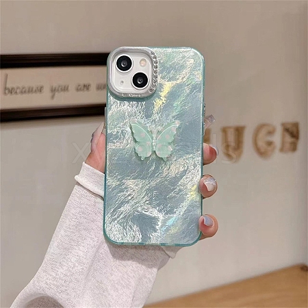 Butterfly Pattern Silicone Mobile Phone Cover PW-WGCC13A-16-1