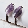 Natural Amethyst Beads Braided Bead Bracelets BJEW-Q070-01H-2