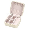 Imitation Leather Jewelry Zipper Box LBOX-T001-01A-1