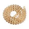 Transparent Glass Bead Strands GLAA-R095-10mm-32-2
