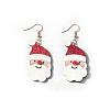 Christmas Iron Acrylic Dangle Earrings FS-WG00170-01-1
