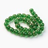 Handmade Gold Sand Lampwork Beads Strands LAMP-P051-L01-10mm-1