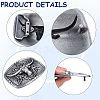1Pc Alloy Belt Buckles FIND-CL0001-40AS-6