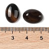 Natural Black Agate Cabochons G-B082-06-3