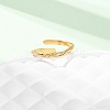 304 Stainless Steel Open Cuff Rings for Women RJEW-K309-12G-2