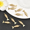 SHEGRACE Brass Micro Pave Cubic Zirconia Pendants XGRQ1U578-378G-4