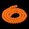 Transparent Glass Beads Strands X-EGLA-A034-T8mm-MD25-4