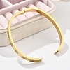 304 Stainless Steel Rhinestone Bangles for Women BJEW-Z092-15G-4