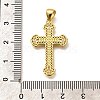 Rack Plating Brass Micro Pave Cubic Zirconia Pendants KK-L226-005G-12-3