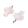 Natural Rose Quartz Pendants G-A231-02F-2