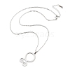 Non-Tarnish 304 Stainless Steel Pendant Necklaces NJEW-P306-04P-2