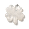 Natural Quartz Crystal Carved Clover Figurines Statues for Home Office Tabletop Feng Shui Ornament DJEW-G044-01E-2