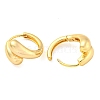 Brass Huggie Hoop Earrings for Women EJEW-M255-03G-2