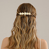 3Pcs Flower Alloy Cat Eye Hair Barrettes PHAR-BBC0001-01-5