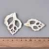 Natural Shell Big Pendants BSHE-T015-20-4