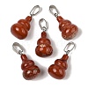 Natural Red Jasper Pendants G-B127-03P-20-1