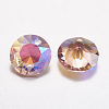 Faceted Glass Rhinestone Charms RGLA-F051-12mm-223PS-2