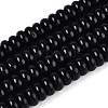 Opaque Spray Painted Glass Beads GLAA-ZX008-6mm-18F-1