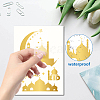 Ramadan Theme PVC Waterproof Wall Stickers DIY-WH0345-034-3