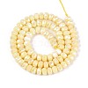 Anti-Tarnish Electroplate Glass Beads Strands GLAA-T025-6mm-11G-3