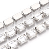 Iron Rhinestone Cup Chains CH-T006-10A-1