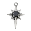316 Surgical Stainless Steel Micro Pave Cubic Zirconia Pendants LS-STAS-G349-01AS-01-1