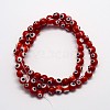 Handmade Evil Eye Lampwork Round Bead Strands LAMP-L055-10mm-10-2