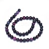 Natural Dyed Jade Beads Strands G-F601-A34-2