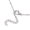 3Pcs 3 Sizes Stainless Steel Braided Chain Macrame Pouch Empty Stone Holder Pendant Necklace Making NJEW-JN04957-02-4