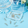 Beebeecraft 20Pcs 2 Styles Brass Connector Charms KK-BBC0003-35-7