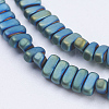 Electroplate Non-magnetic Synthetic Hematite Beads Strands G-J382-2x4x2mm-A02-F-2