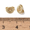 Brass Earring Nuts KK-K383-25B-G-3