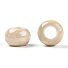 Handmade Porcelain Beads PORC-Q219-13x9-F13-1