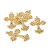 Alloy Rhinestone Cross Big Pendants LS-ALRI-1475-G-NR-1