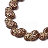 Painted Glass Beads Strands GLAA-Z021-08E-2