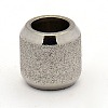 Tarnish Resistant Stainless Steel Textured Beads STAS-M003-15P-2