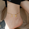 316L Surgical Stainless Steel Charm Anklets for Women FS-WG47470-01-1