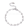 Tarnish Resistant 304 Stainless Steel Link Chain Bracelets BJEW-I295-16P-1