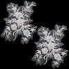 Polyester Acrylic Rhinestones Applique embroidery ABS Sequins FIND-WH20019-165A-03-1