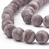 Natural Zebra Jasper Beads Strands G-T106-131-2