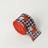 10M Thanksgiving Day Theme Wired Linen Ribbon OCOR-G013-02A-1