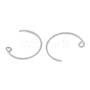 Brass Earring Hooks KK-C069-02P-2